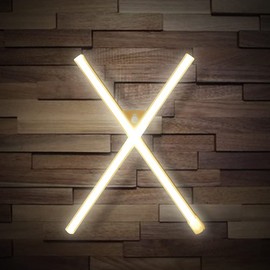 SplendShop Light Up LED Neon Letters Sign Wall Decorative Neon Lights Alphabet Marquee Letter A to Z & 0 to 9 (Warm White - X)