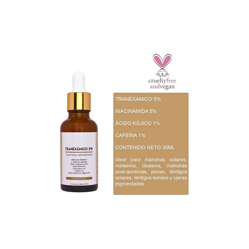 Ácido Tranexamico 5% Para Ojeras Y Manchas Rebeldes (2 Pack)