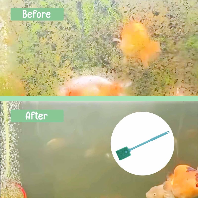 chaekoy Fish Tank Cleaning Tools, Aquarium Brushes, Algae Scrubber, Fish