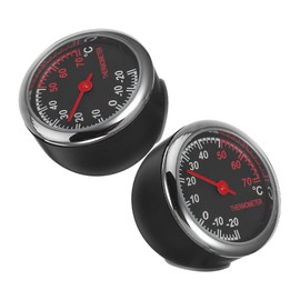 CHILDWEET 2pcs Car Thermometer Durable Vehicle Monitor with Easy to Read Display Lightweight Design for Accurate Automotive Measurement
