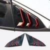 Car Rear Window Triangle Shutter Trim Covers Automotive Exterior Accessories