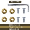 EVOLVERACING Anti-theft Bolt Set for License Plate Specific Vehicle Inspection