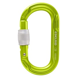 Edelrid ER85204 Climbing Climbing Carabiner Oval Power 2500 Screw II Oasis (B)