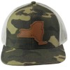 Local Crowns State Leather Patch New York Camo & Off