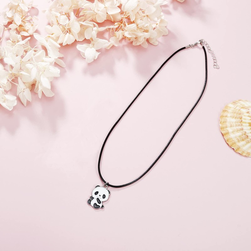 Winssigma Panda Necklace, Lovely Panda Keychain Panda Bracelet Panda Jewelry(Baby