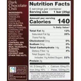 Roth Chili European Cacao Bar, Indivually Wrapped Dark Chocolate Squares, Low Carb Snack Keto Friendly Desert Food Sweets, 4.4oz Moser 2 Pack