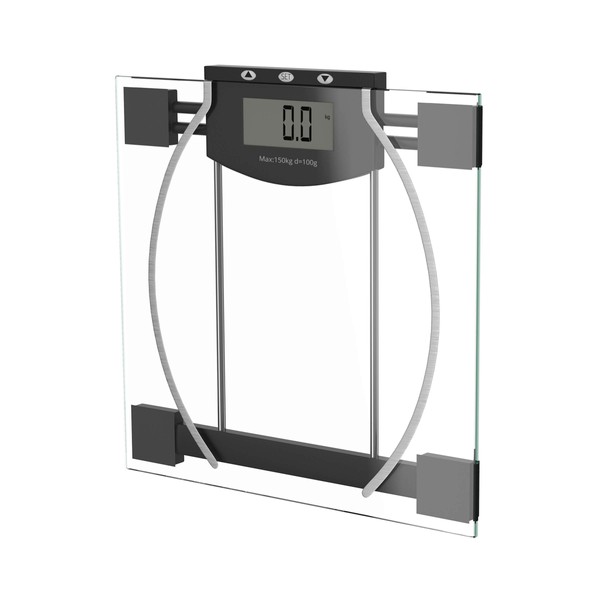 Digital Scale – Weight, Hydration, and Body Fat Measurement Device – Stores Data for Up to 10 People – Bathroom Scale with 330lbs Capacity by Remedy