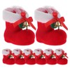 8Pcs Christmas Candy Boots Cookie Boots Sack Stocking Filler Christmas