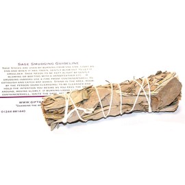 White Sage 4" Californian Smudge Stick Cleansing