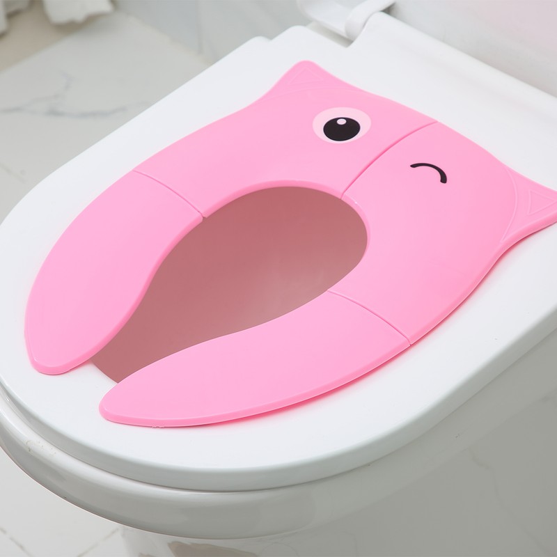 Kids Folding Potty Seat Pad Portable Travel Baby Toddler Toilet