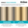 KRAUS Pop-Up Drain in Brushed Gold, PU-10BG