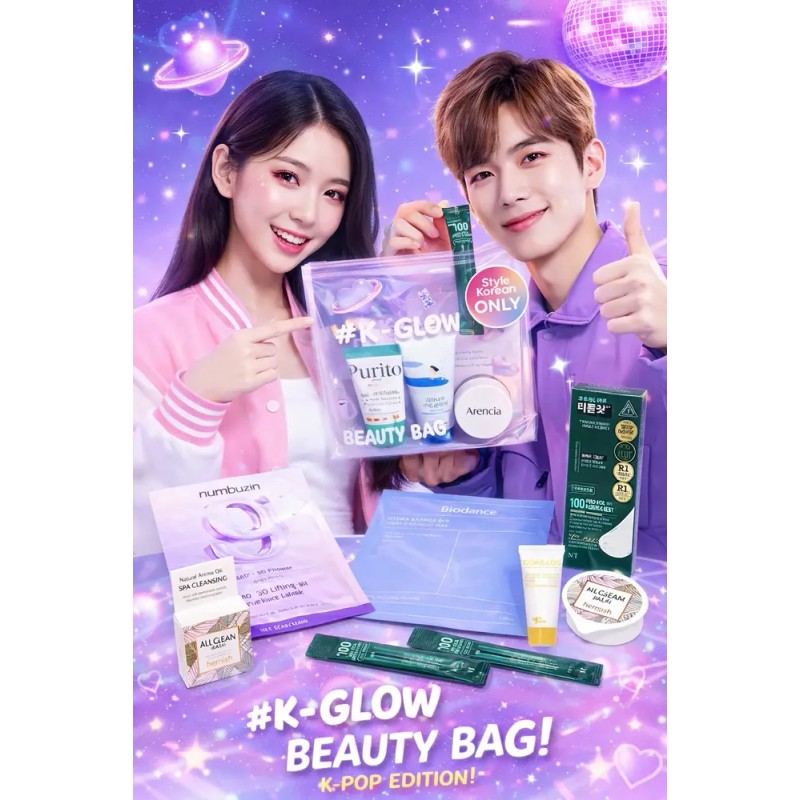 Mini Skincare Coreano K-beauty Premium Original Glow Set