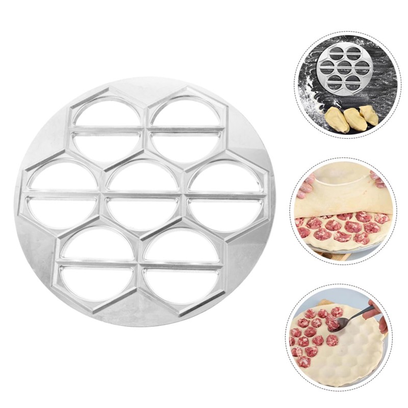 Mobestech 2Pcs Aluminum Dumpling Mold Versatile Ravioli Maker for Wontons