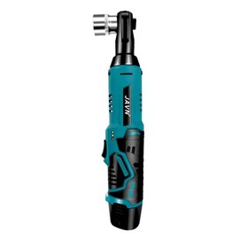 JV-B3 Electric Wrench Set, 1 Set 45NM 3/8'' Ratchet Wrench, Cordless Electric Wrench, Summer Gift, Portable Removal Screw Nut Car Repair Tools for Tool Box, Power Tool, Repair Accessories for Men - Color: Cyan, Specification: JV-B3-A1(1BATTERY）