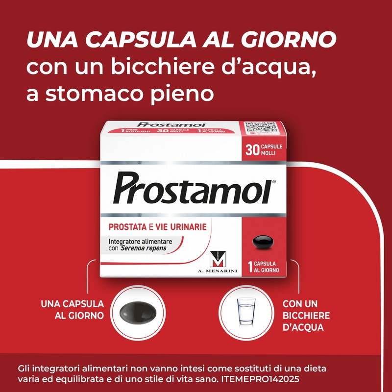 Prostamol 30 Capsule Molli - Integratore Alimentare a base di