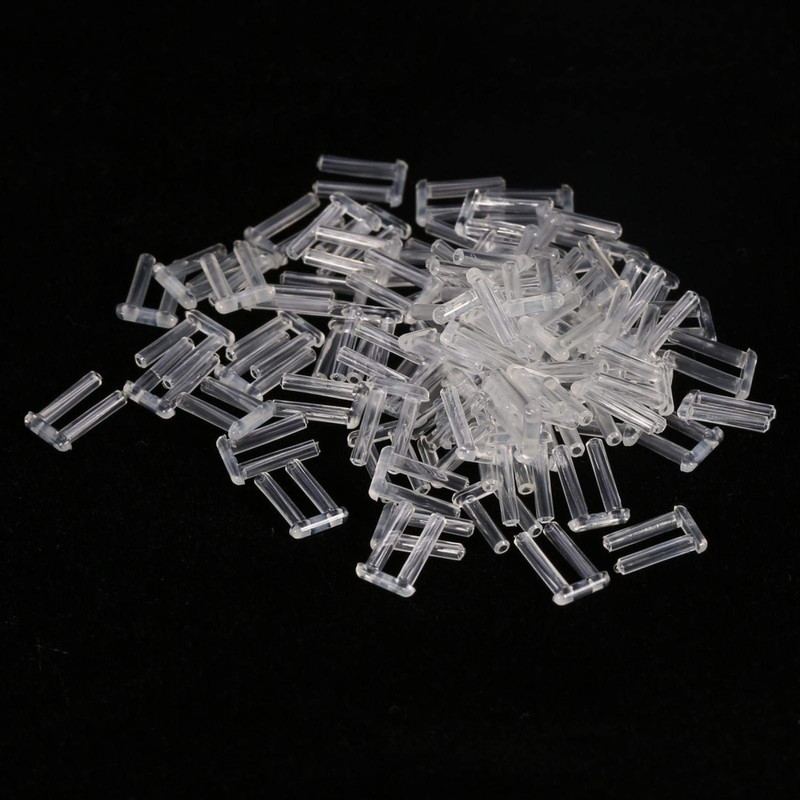 100pcs Rimless Glasses Accessories, New Plastic Compression Sleeves - 3