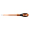 Bahco 623-3-100 Insulated Slotted Screwdriver, Black/Orange, 180 mm