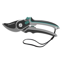 DragonflyTEC Bypass Pruning Shears for Gardening,Pruning Shears Cut 50000+ Times Staying Sharp,Garden Shears Have One-Hand Switch&Adjustable grip,Garden Clippers are Worthy of Your Possession