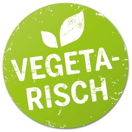 Finest Folia 500 x Product Stickers Organic, Vegan, Gluten Free, Lactose Free, Vegetarian, (R002 Vegetarian)