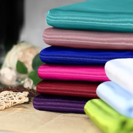 vveiiye Satin Fabric 3 Yards 60" Wide Soft Silky Charmeuse Satin Fabric by The Yard Soild Fabric for Wedding Dress, Sewing, Crafts, Party Decorations, Backdrop, White