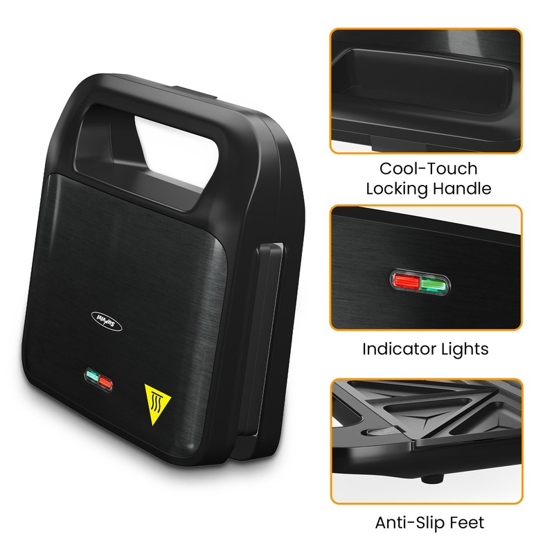 Sunvivi 3 in 1 Electric Sandwich Maker, Panini Press Grill