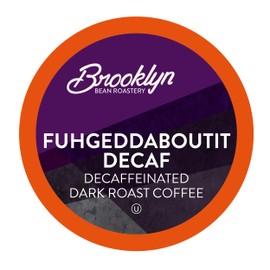 Brooklyn Beans, Coffee Pods, Fuhgeddaboutit Decaf, Compatible with K Cup Brewers Including 2.0, 40 Count