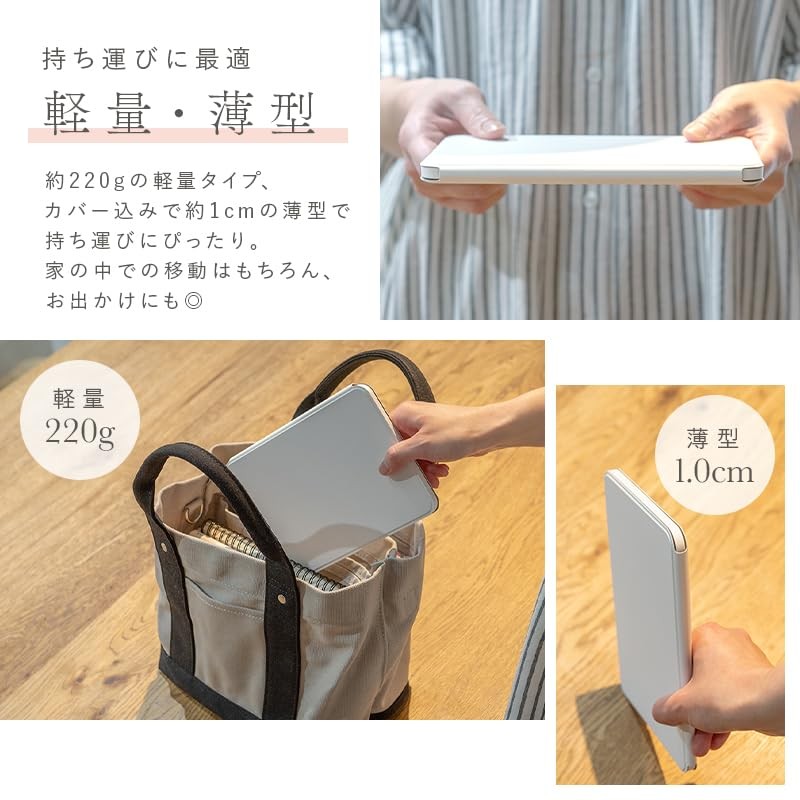 卓上ミラー LED ライト付き 女優ミラー スタンドミラー 鏡 メイク 置き鏡 化粧鏡 折りたたみ