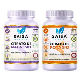 Citrato Magnesio Potasio Cápsulas