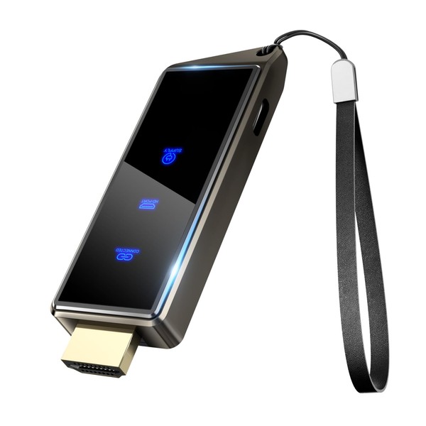 Wireless HDMI Display Dongle Adapter, Portable Transmitter, Streaming Media Video/Audio/File