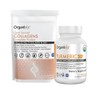 Organixx Collagen Peptides Powder (20 Servings) & Turmeric Curcumin (60 Caps) Bundle