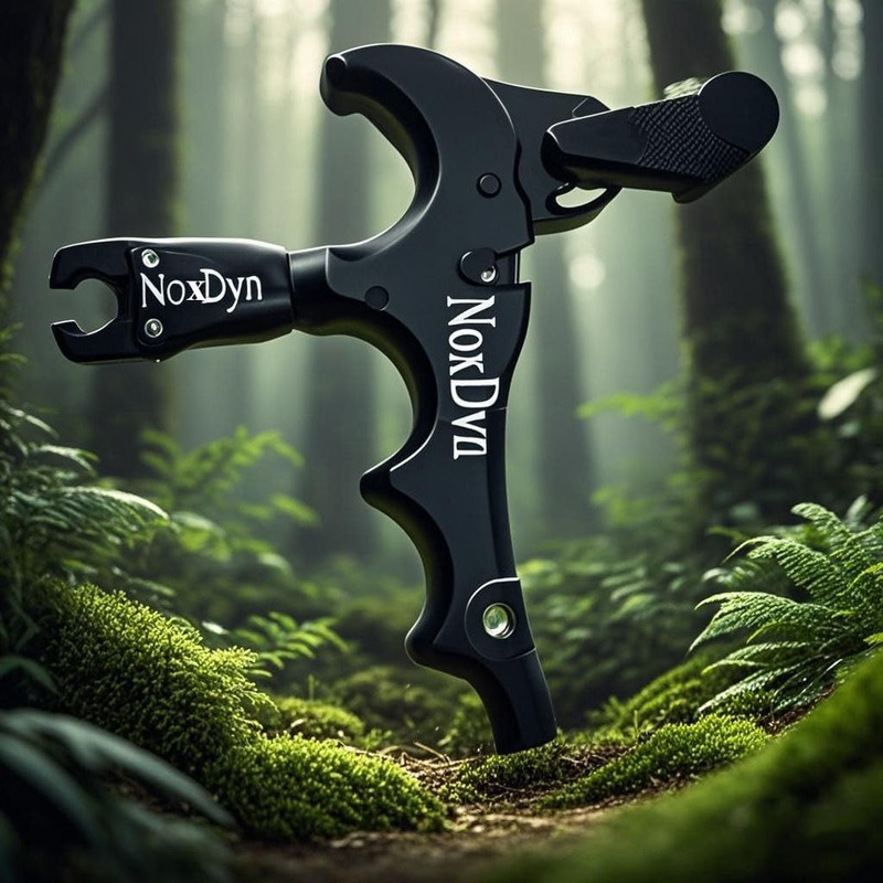 NoxDyn Bow Release for Compound Bow, 4-Finger Archery Release 360°