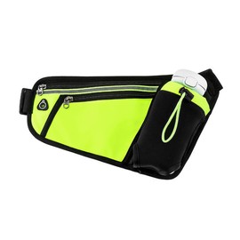 IKOPFLN Gürteltasche, Bauchtasche Laufen, Bauchtasche mit Flaschenhalter, Atmungsaktiv Sport Hüfttasche, mit Flaschenhalter Damen und Herren, für Laufen Camping Klettern Radfahren