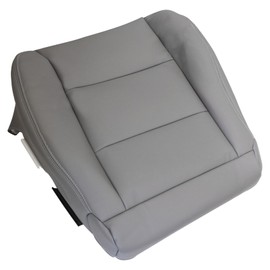Priprilod Gray Leather Driver Side Bottom Replacement Seat Cover Compatible with Toyota Land Cruiser 1998 1999 2000 2001 2002 2003 2004 2005 2006 2007