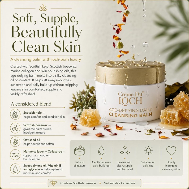 Crème Du Loch Age-Defying Daily Cleansing Balm 100ml/3.38fl oz -