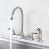 HOTIS Kitchen Faucet with Side Sprayer, 2 Handle 3 or