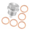 Hihaha Oil Drain Plug/for Car/Durable Aluminum/1set