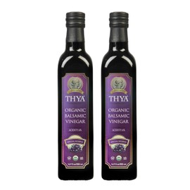 THYA Organic Balsamic Vinegar, Acidity 6%, USDA Organic, Non GMO, Gluten free, 16.9 Fl Oz. (Pack of 2)