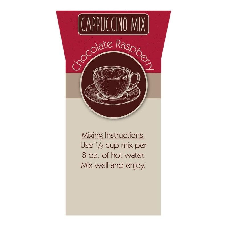 Instant Cappuccino Mix - 3 Lb Tub (Chocolate Raspberry)
