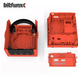 Unbranded Bitfunx Warm Red NGC Replacement Shell Gamecube Dol 001 /101 Limited Edition