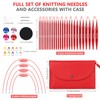 Aeelike Circular Knitting Needles, Interchangeable Circular Knitting Needles Set 40cm/60cm/80cm/100cm
