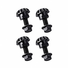 XYgdhqpt 4Pcs Rocker Recliner Black Bolts w/Grommets,Self Tapping Design