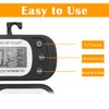 Digital Frigerator Thermometer 4 Pack, Waterproof Fridge and Freezer Thermometer,