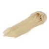 Women Long Blonde Wig with Bangs Synthetic Secure Fit Heat
