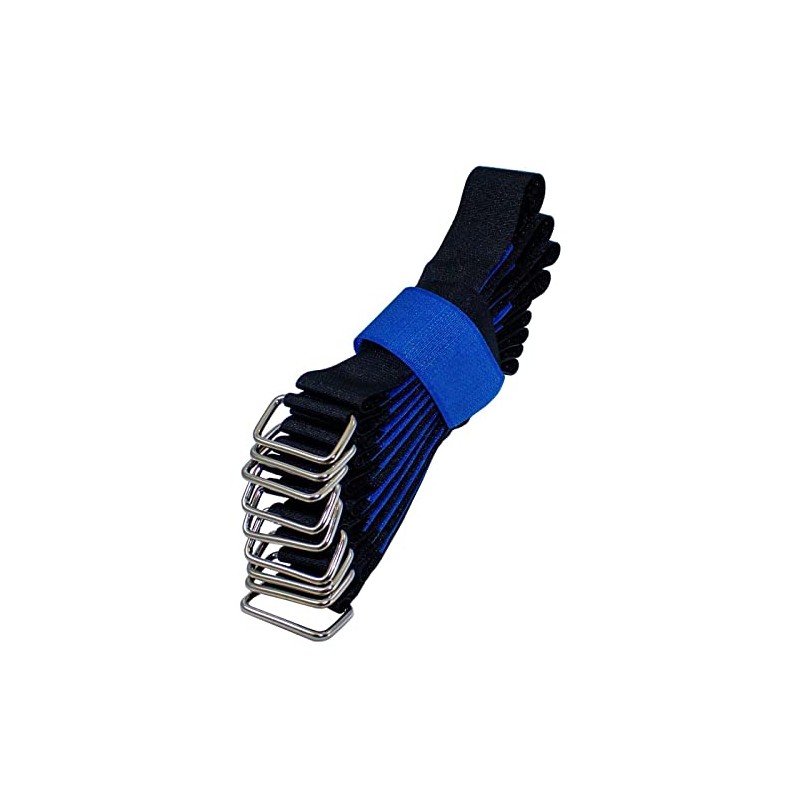 10 x Velcro Ties 400 x 30 mm Reusable Cable