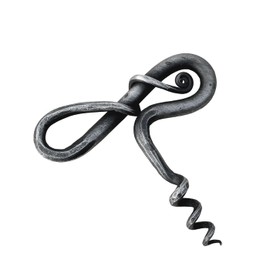 Wine Bottle Opener Hand Forged Twisted Handle Corkscrew Wine Bottle Opener Wrought Iron Handcrafted Metal Wine Bottle Opener Heavy Duty Medieval Style Corkscrew Wine Opener BY LIVING IDEAS