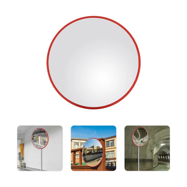 30" Round Corner Convex Mirror,Securit