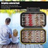 40Pcs Fly Fishing Flies Kit Stainless Steel with Box Lures