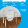 ProBasics 3-in-1 Folding Commode Chair with Full Seat, 350 lb