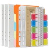 DY.2ten Refillable A5 Notebook Set, 3 Pack A5 Lined Refill