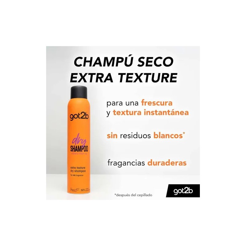 Shampoo en seco Got2b Texture 200ml